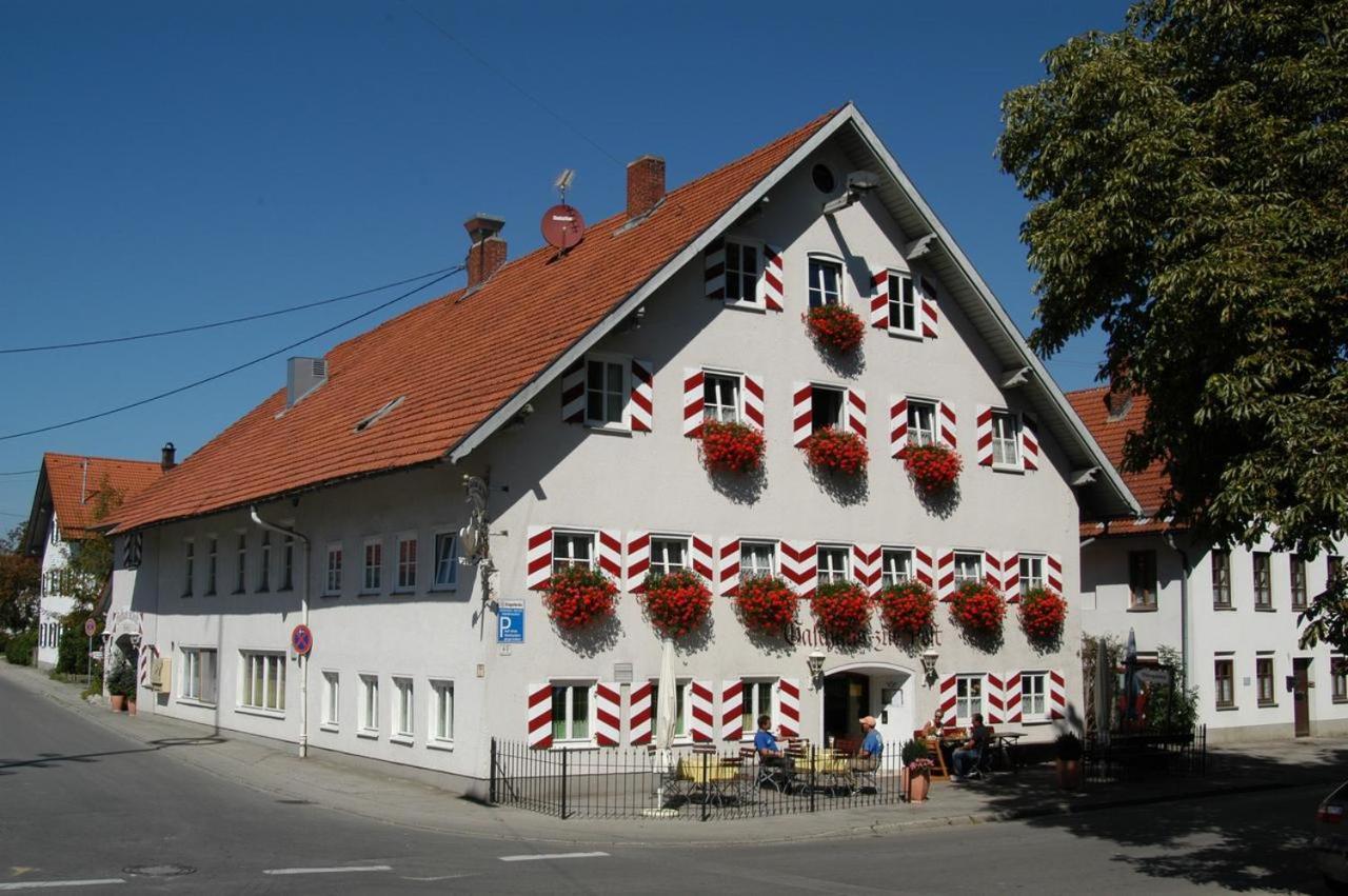 Gasthaus Zur Post Waal Exteriör bild